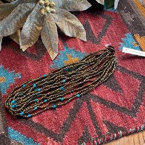 Brown Beaded necklace